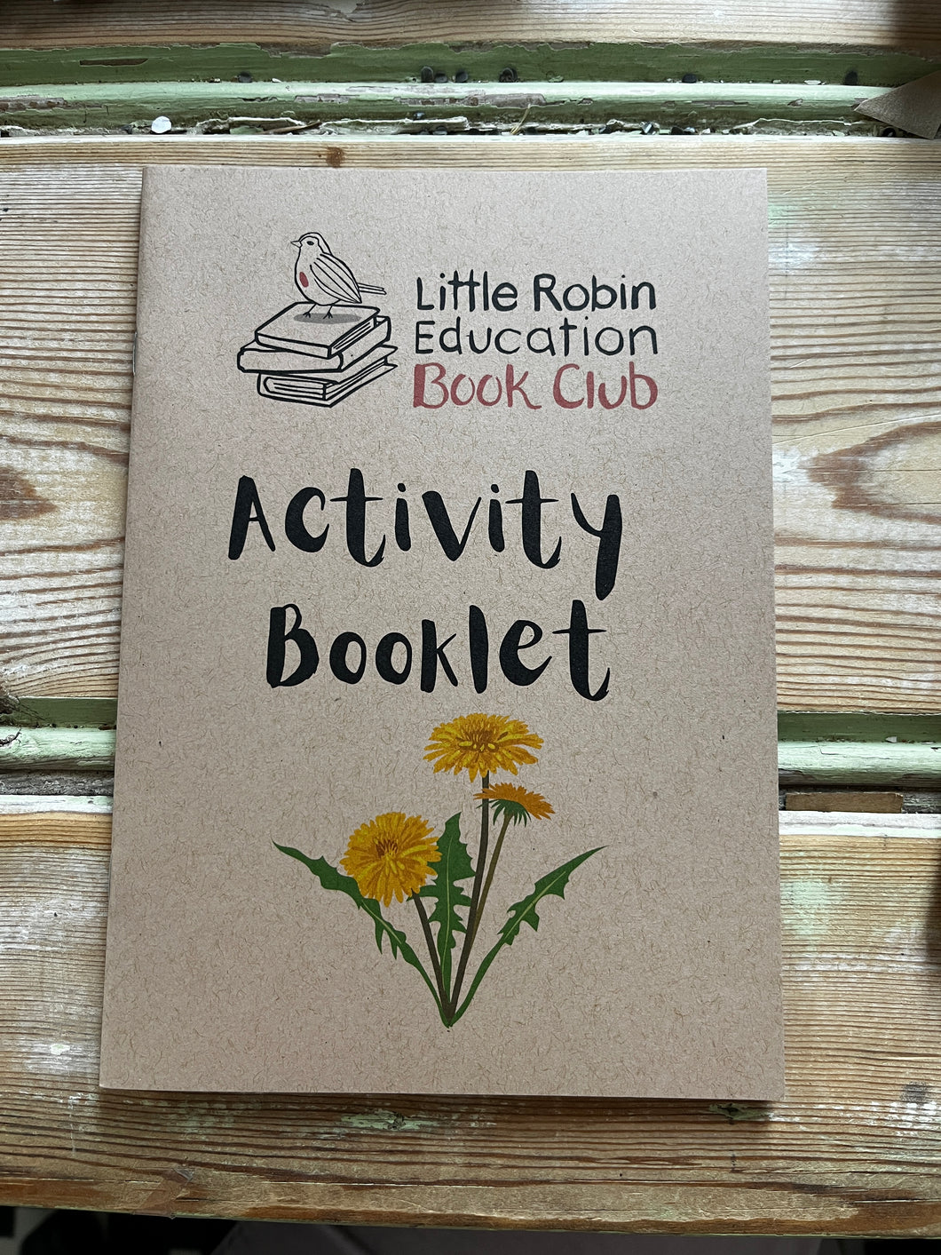 Age 3-7 Dandelion and Weeds Activity Booklet